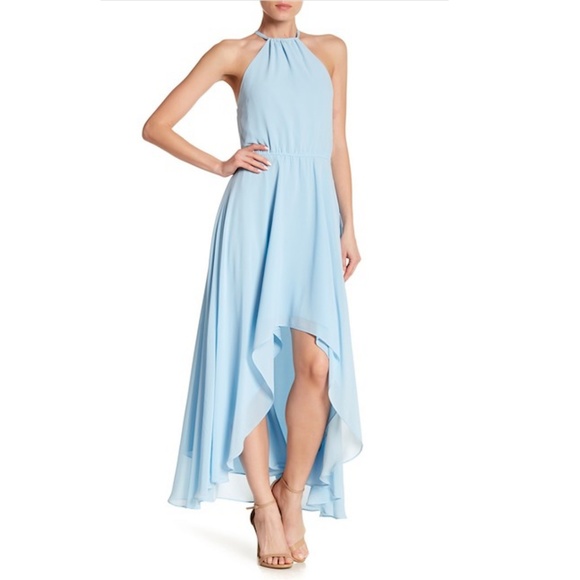 Haute Hippie Dresses & Skirts - NEW Haute Hippie Hi-Lo Halter Maxi Dress
